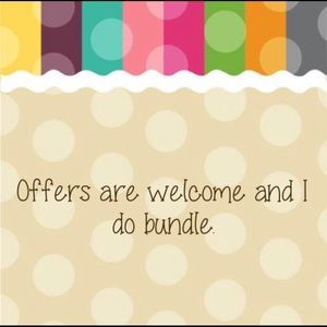 Reasonable offers are welcome